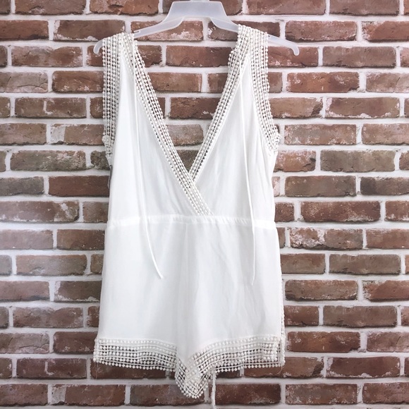 Charlotte Russe Pants - Charlotte Russe White Romper